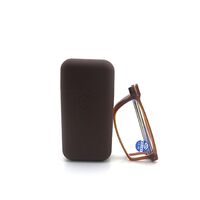 Plastic reading pince-nez glasses with case 6014, diopters from +1.00 to +3.50, RMC=62-64