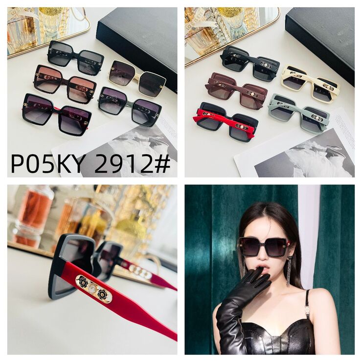 Polarized metal + TR90 sunglasses P05KY 2912