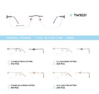 Оправа металлическая безободковая титановая TW3021