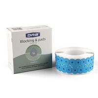 Липкий сегмент (липучки, слиперы, противоскользящие накладки для блокировки оптических линз) для линз, чёрный цвет, полиэтилен, 1000 шт