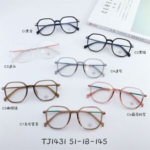 Оправа  гибридная, металл +TR90, линзы с Blue Block покрытием SANTA TJ1431