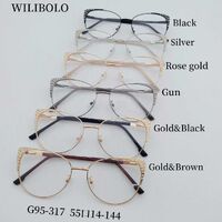 Metal + TR90 ultrathin women's frames with spring hinges Wilibolo G95-317