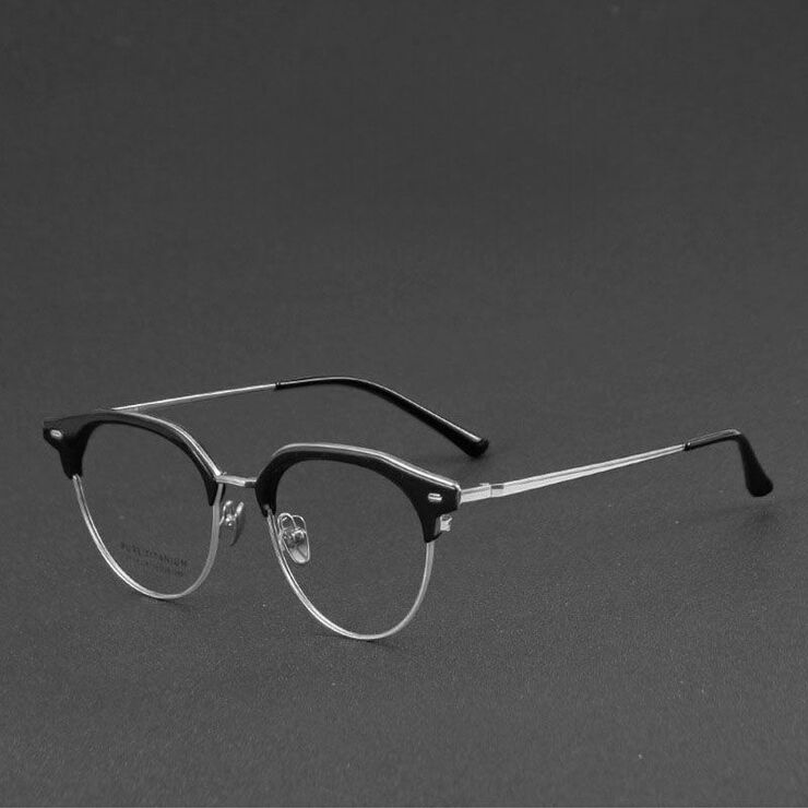 Оправа полуободковая сверхлёгкая титановая MAMO PT08128