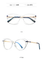 Plastic frames for glasses TR90+CA material (flex hinges) FOCUS FCS2088