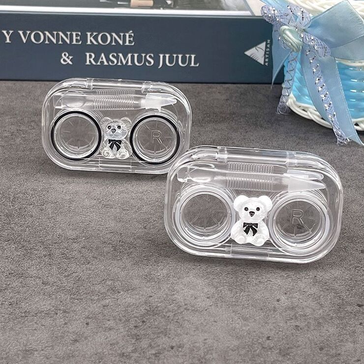 Mini set for a soft contact lens (Kits for contact lenses) XF207Bear