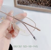 Metal titanium semirim frame SANTA 86132