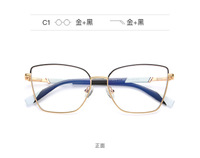 Metal blue blocker frames for glasses 3016
