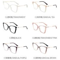 TR90 plastic frame or glasses with blue light protection, with spring hinges FA87122