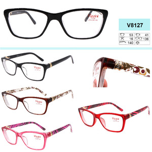 Ready-made glasses for women, with rhinestones VIZZINI V8127, Diopters: +1.00 to +4,00 (step 0,25); -1,00 -4,00 to (step 0,5)