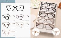 Plastic acetate frame for women, with spring hinges Big City MS8398