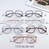 Hybrid frame, metal + TR90, with Blue Block coating SANTA 7170