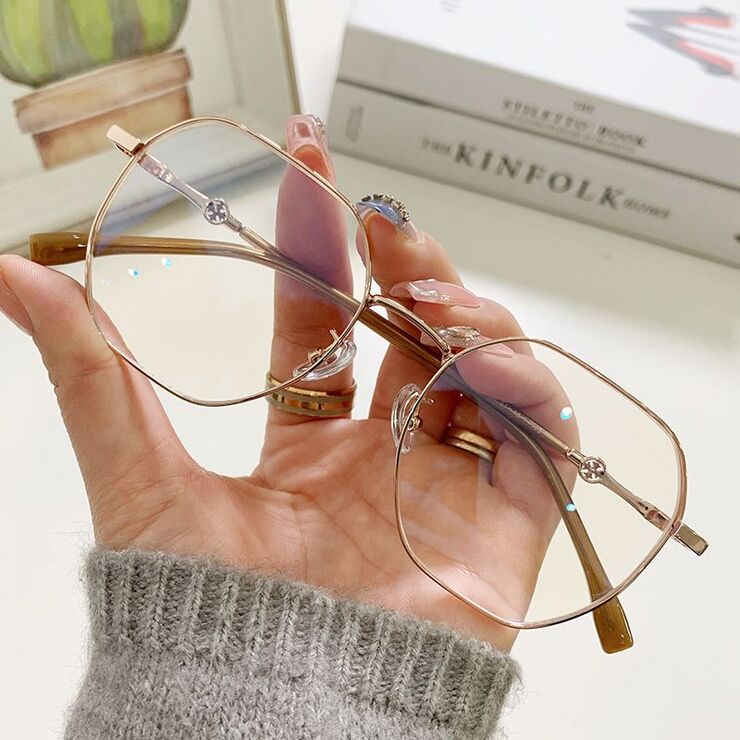 Metal Blue Block glasses with blue light protection FENQI F18196