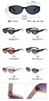PC plastic sunglasses with metal hinge 6118W
