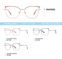 Metal women's frame for glasses MW3050