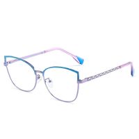 Metal glasses with blue light and UV protection 9742-GT