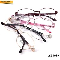 Metal eyeglass frame, material steel Allmilmo AL7089