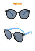 Polarized silicone sunglasses with UV400 protection for kids T22017