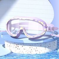 Очки для плавания детские (3-16 лет) водонепроницаемые с защитой от запотевания, с берушами  и футляром, YJ314-YU