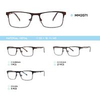 Metal men's frames for glasses MM2071