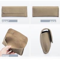 Футляр-чехол из натуральной кожи для очков CL-5334