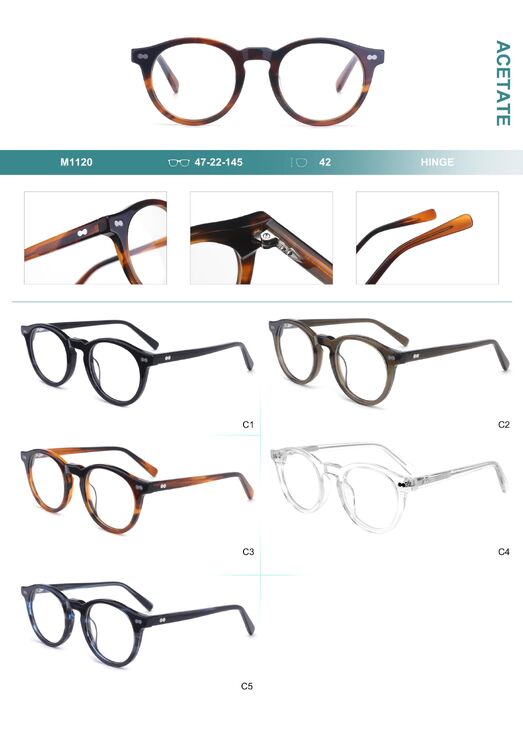 Plastic frames for glasses, acetate material Big City M1120