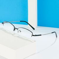 Nylor metal eyeglasses for distance V6055 Blue ray cut and memory effect, diopters from 0.00 to -6.00, PD62-64