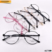Metal eyeglass frame, material steel Allmilmo AL7100
