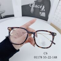 Hybrid frame, metal + TR90, with Blue Block coating SANTA 01178