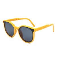 Polarized silicone folding sunglasses with UV400 protection for kids T32025