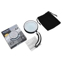 Folding magnifier, magnifying glass with handle ZX75-XX, diameter 75 mm, magnification: 3,5Х