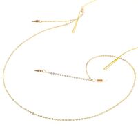 Металлическая нескользящая цепочка, с подвеской в виде заклепки, для очков и масок GL111