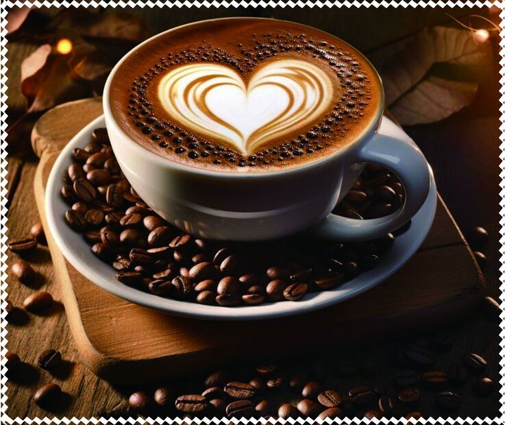 Салфетка для ухода за очками с принтом, материал микрофибра, в индивидуальной упаковке C47 кофе 1, 17,5 *14,5 см