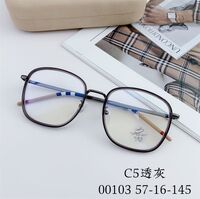 Hybrid frame, metal + TR90, with Blue Block coating SANTA 00103