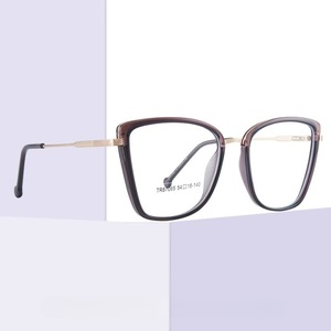 Combined frame (metal + TR90) or glasses with blue light protection, with spring hinges FA87065