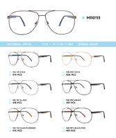 Metal frame with TR-90 temples with spring hinges MR0113