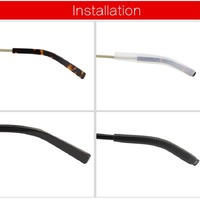 Наконечники на заушники силиконовые утолщенные, длина 80 (140) мм, отверстие 2.5*5 мм