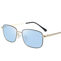 Очки металлические фотохромные с защитой от синего света 9640-GT