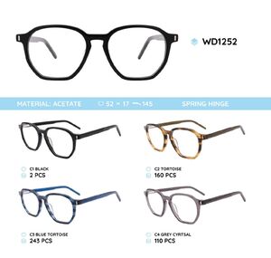 Plastic frames for glasses acetate material WD1252