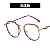 Combined (metal + plastic) nylor glasses with blue light protection for women 0672-PN