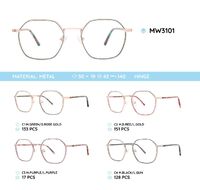 Metal women's frame for glasses MW3101
