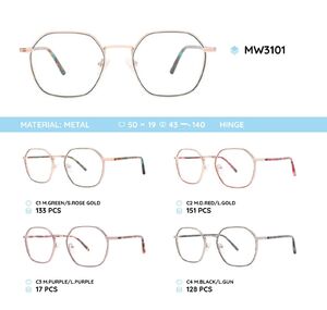 Metal women's frame for glasses MW3101