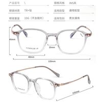 Titanium extralight frames MAMO T18923