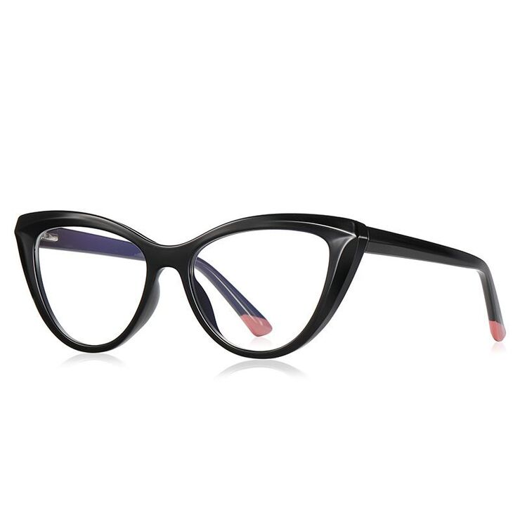 Reading TR90 plastic glasses with Blue Ray Cut protection and spring hinges for women KY2152, diopters from 0.00 to +4.00