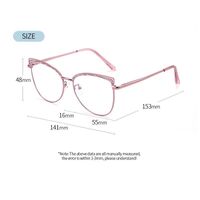 Очки металлические с защитой от синего света 9751-GT