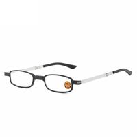 Plastic folding reading glasses JYCSTR003 with Blue ray cut protection and case, diopters from +1.00 to +4.00, RMC=62-64