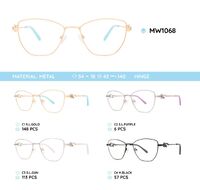 Metal women's frame for glasses MW1068