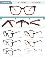 Plastic acetate frame for women with spring hinges B2212-DA