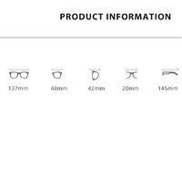 Очки пластиковые TR90 сверхлегкие с защитой от синего света Blue Block FENQI F8062