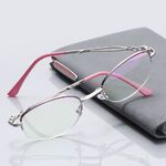 Folding metal glasses for reading, Blue ray cut protection, diopters from +1.00 to +4.00, KY2416