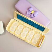 Мини-набор для мягких контактных линз + 5 контейнеров для хранения B052五副蝴蝶结